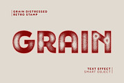Grain Retro Stamp Text Effect, a Layer Style Add-On by studiogstock (Thumbnail 1 of 2)