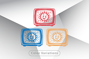 Sunny Vintage TV Logo Template, a Branding & Logo Template by Heavtryq Design (Thumbnail 3 of 4)