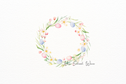 Easter Floral Wreath Fruit Clipart, an Object Illustration by New-School-Wave (Thumbnail 3 of 5)