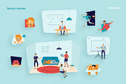 Vector Character Creator Mega Bundle, an Object Illustration by Staple. (Thumbnail 10 of 11)