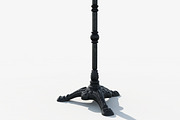 Round bistro table, a Furniture 3D Model by happy brush (Thumbnail 2 of 12)