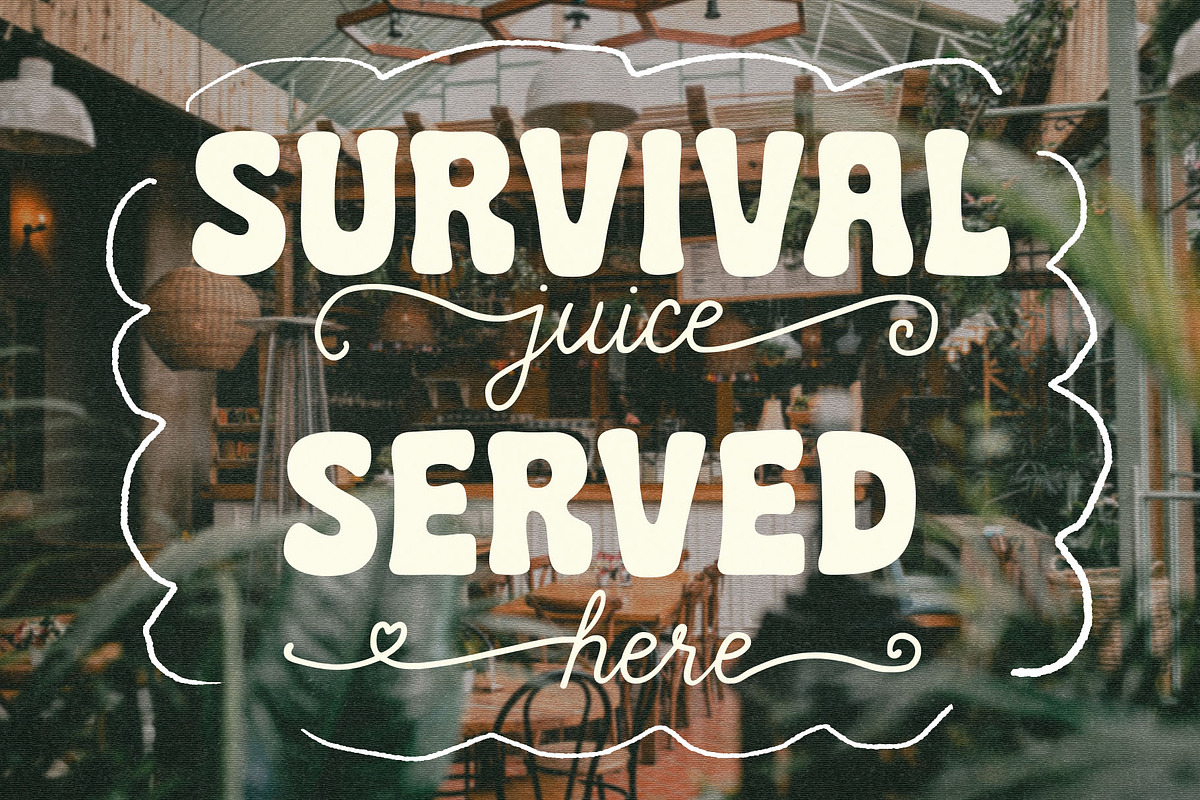 Chunky Kitchen Font Duo, a Handwritten Font by deadlock studio (Photo 8 of 14)