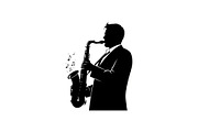 Saxophone Music Love Vector Bundle, an Illustration by Designs_River (Thumbnail 3 of 51)