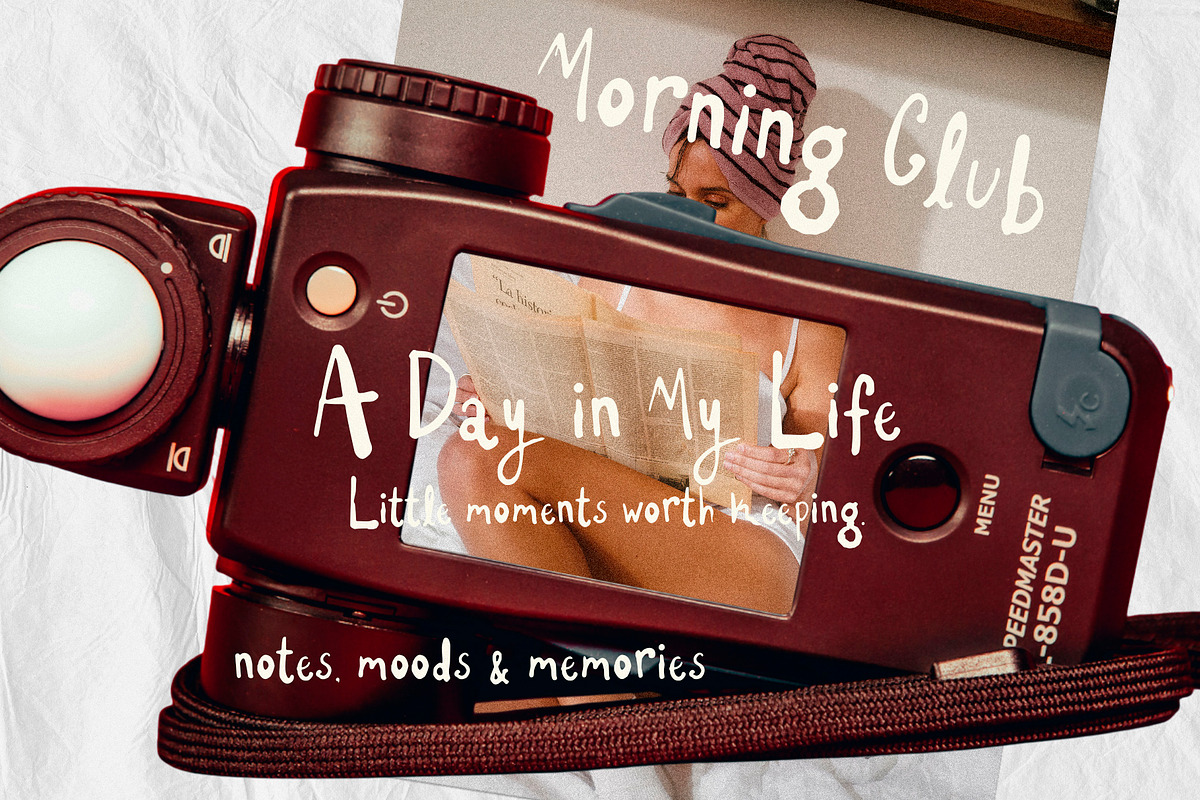 Camera Roll Casual Font, a Handwritten Font by Mneme (Photo 3 of 7)