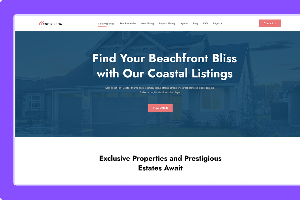 TNC Resida, Real Estate Figma UI kit, an UI Kit Template by TNCFlow (Photo 3 of 5)
