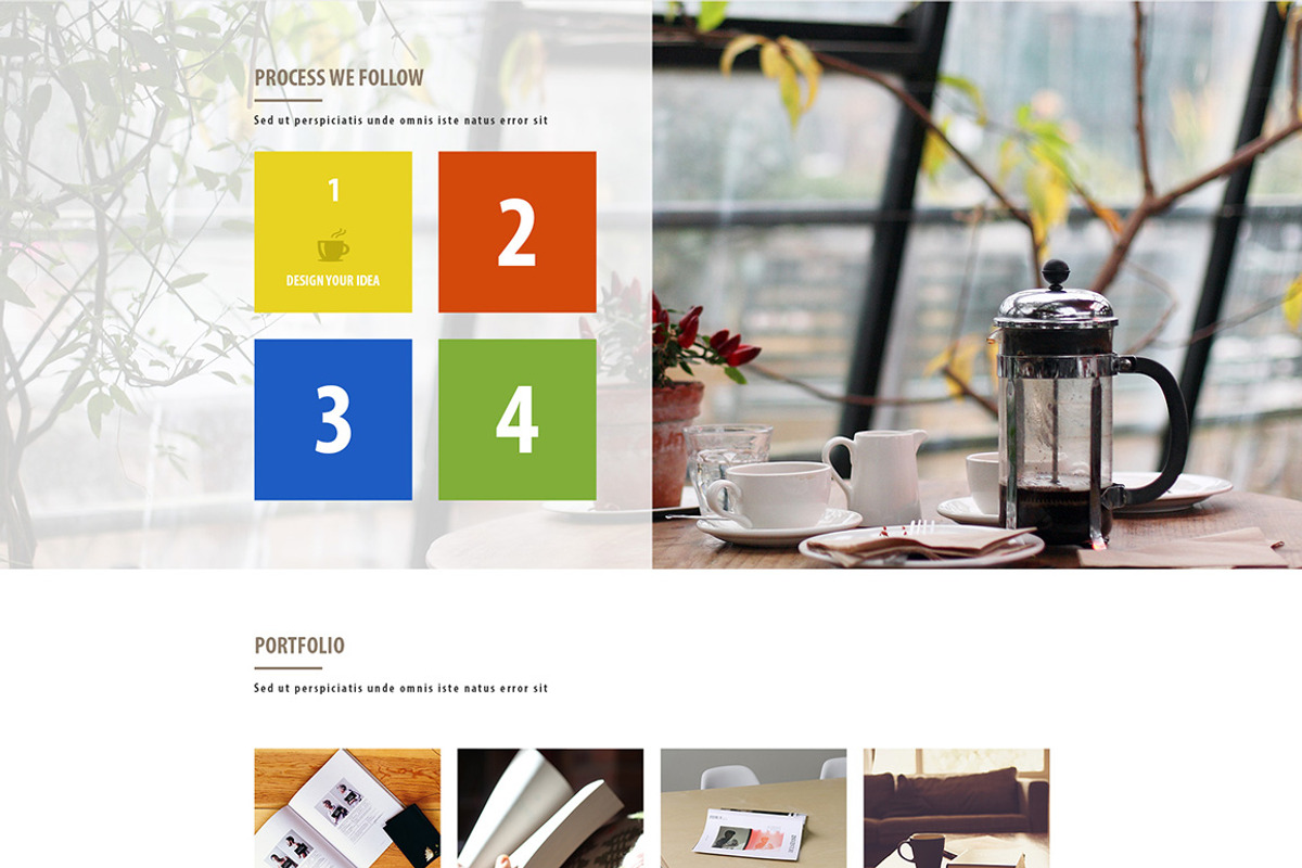 RAAM - One Page Multipurpose Agency, a Landing Page Template by codytheme (Photo 2 of 4)