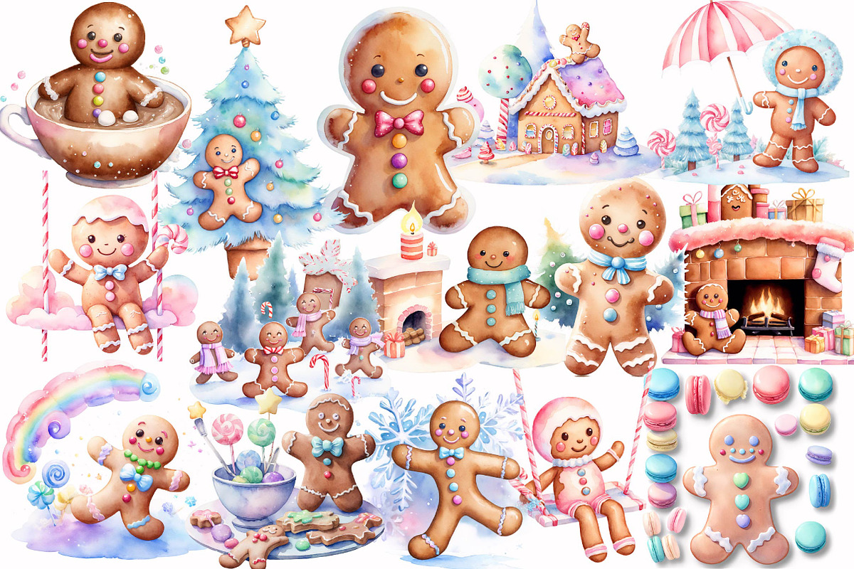 Christmas Gingerbread Man, an Illustration by Wow Magic (Photo 2 of 5)