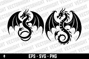 Fierce flying dragon, an Animal Illustration by Vectorhight (Thumbnail 5 of 5)
