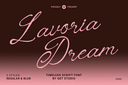 Lavoria Dream – Timeless Script Font, a Script Font by Get Studio (Thumbnail 1 of 10)