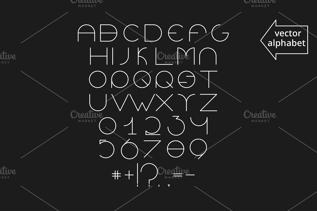 Fat font and vector letters, a Sans Serif Font by Iryna Danyliuk (Photo 3 of 3)
