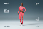 Women's Activewear Mockup Set, a Shirt Mockup by OllStore (Thumbnail 8 of 17)