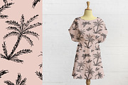 Summer Palm Sketch, a Wallpaper Graphic by MalyskaStudio (Thumbnail 5 of 12)