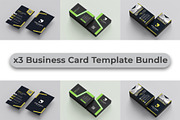 Business Card Template Bundle Vol 2, a Business Card Template by takuloerizal (Thumbnail 1 of 4)