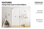 Nursery Door Murals Mockups, a Product Mockup by mock-ups (Thumbnail 3 of 9)