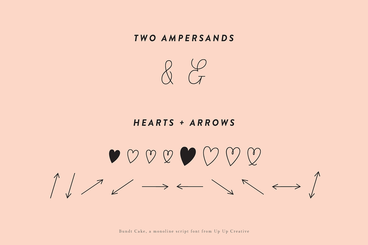 Bundt Cake Script Font, a Script Font by Up Up Creative (Photo 9 of 15)