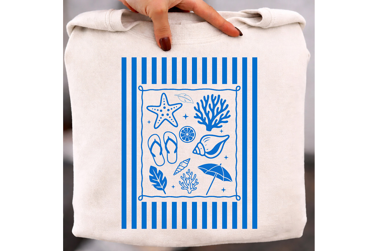 Summer Beach Hand Drawn PNG Bundle, an Illustration by Libby Wishes (Photo 16 of 16)