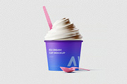 Ice Cream Cup Mockup, a Product Mockup by zpackcreative (Thumbnail 4 of 4)