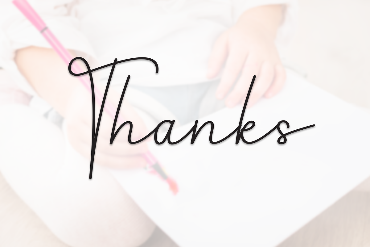 Baby Signature | Script Font, a Handwritten Font by Scratchones (Photo 8 of 8)