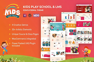 Kids Cool - School Theme, a WordPress Template by ThemesRain