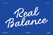 Real Balance, a Script Font by HRDR (Thumbnail 1 of 10)