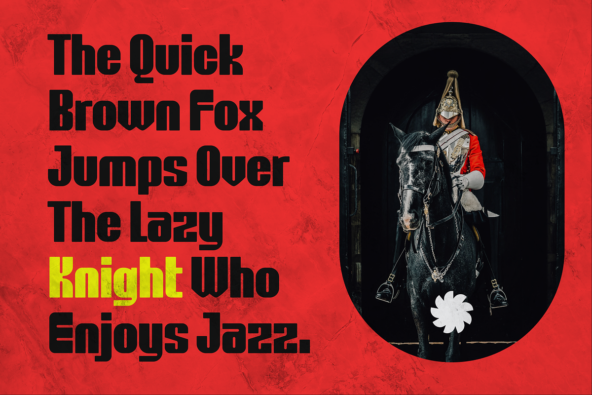 HACHINOSU - Bold Display Font, a Sans Serif Font by aditvest (Photo 2 of 6)