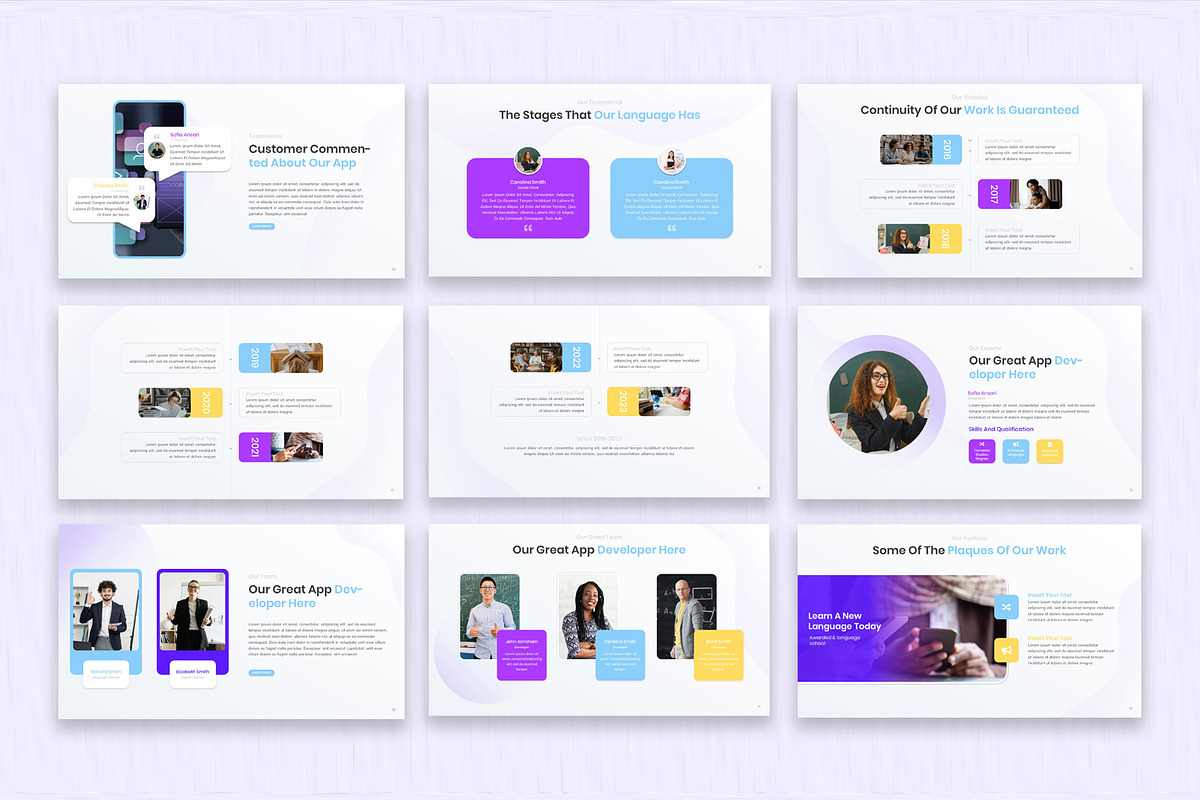 Mobile App Pitch Deck Presentation, a Presentation Template by SlideStack (Photo 3 of 5)