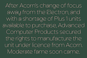 Acorn, a Font by Simon Walker (Thumbnail 7 of 10)