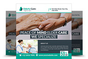 Elderly Care: Flyer Template, a Flyer Template by AfzaalGraphics (Thumbnail 1 of 2)