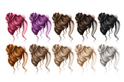 Large bundle with hair 1000+, a Person Illustration by Elenbushe (Thumbnail 8 of 14)