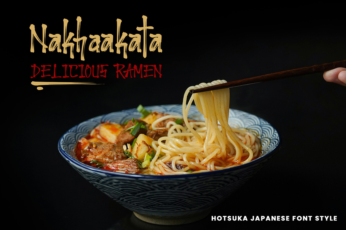 Hotsuka - Japanese Brush Font, a Handwritten Font by Voux Studio (Photo 8 of 10)