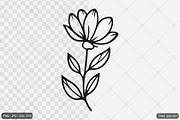 Floral Design SVG PNG Bundle, an Illustration by Actual Pixel (Thumbnail 3 of 22)