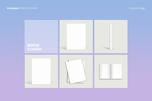 UP Book Cover Mockup UnicornPage