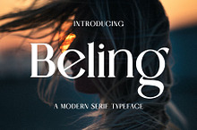 Beling A Modern Serif Typeface