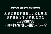 Vintage Varsity - Condensed Slab, a Slab Serif Font by Pian45 Studio (Thumbnail 9 of 10)