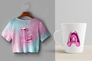 Pink Balloon Alphabet PNG Clipart, an Object Graphic by NataKa (Thumbnail 5 of 7)