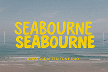 Seabourne Handmade Marker Font Duo
