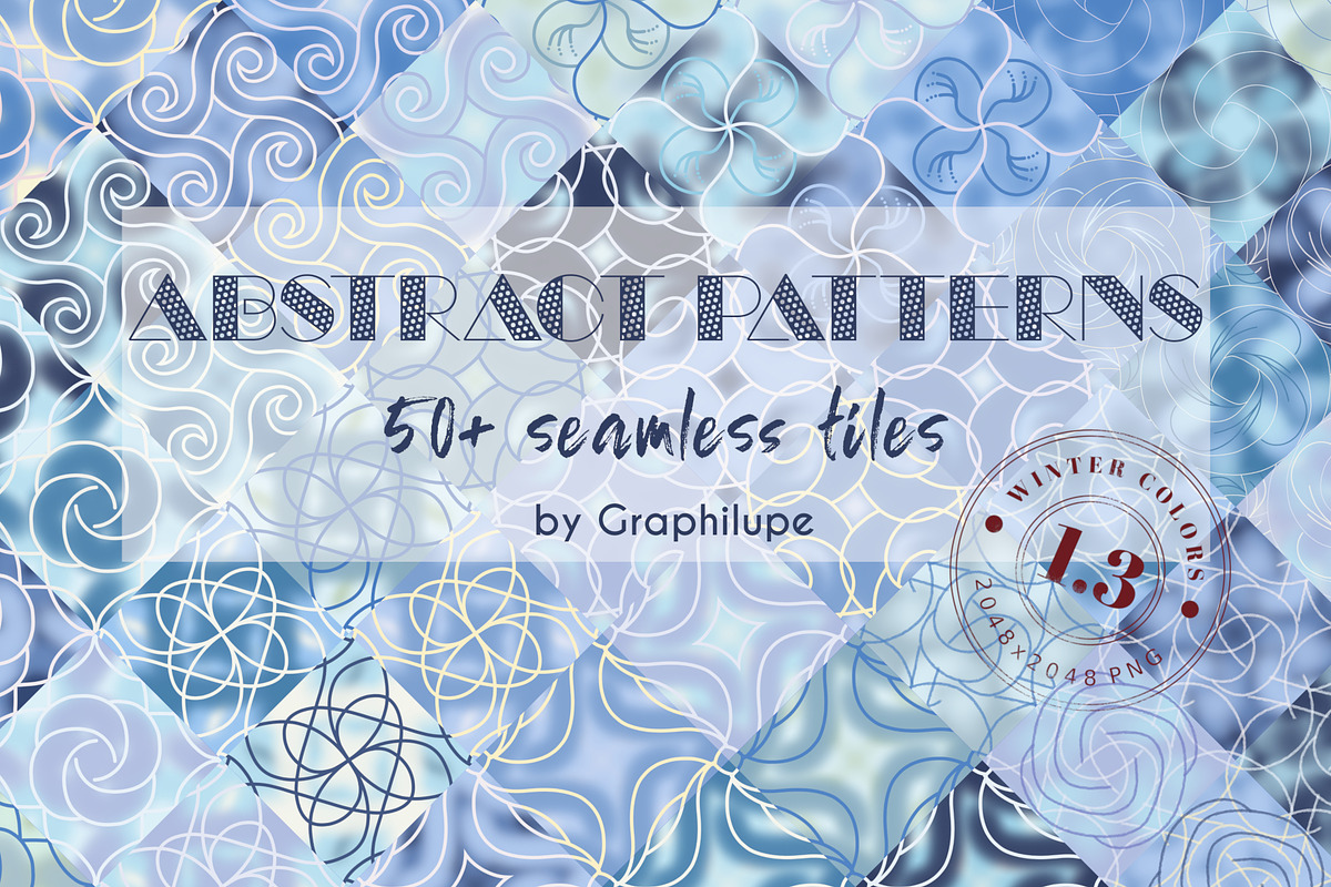 Abstract Patterns Vol. 1.3 - Winter, a Pattern Graphic by Graphilupe (Photo 1 of 6)
