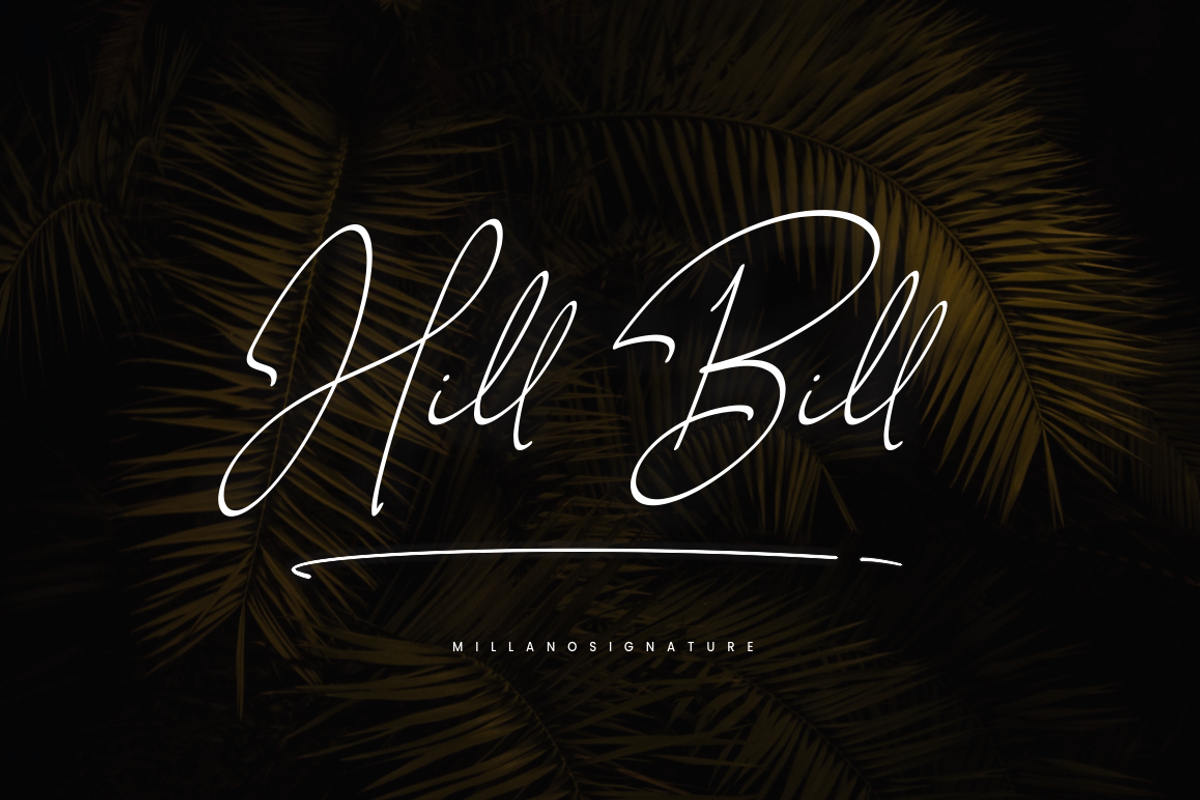 Millano // Signature Font preview 2