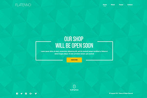 Flatenno Responsive Coming Soon