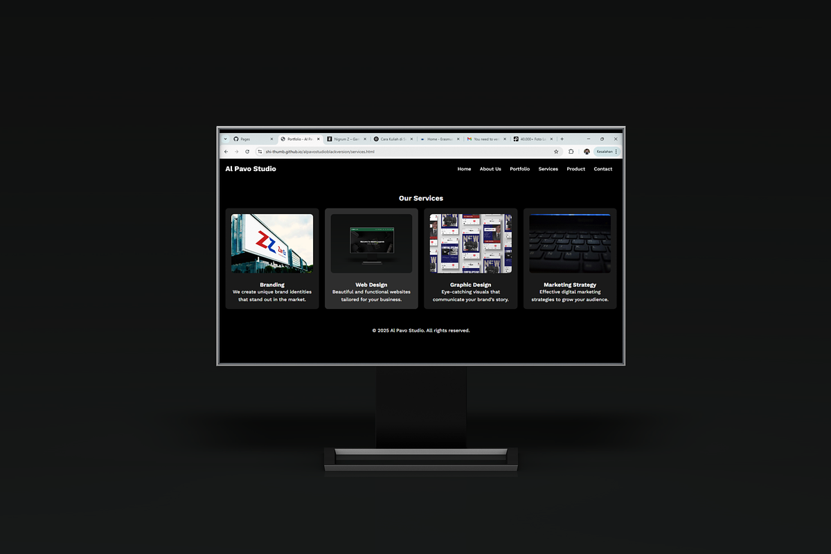 Al Pavo Studio - Html & Css Template, a HTML Template by Al Pavo Studio (Photo 2 of 3)