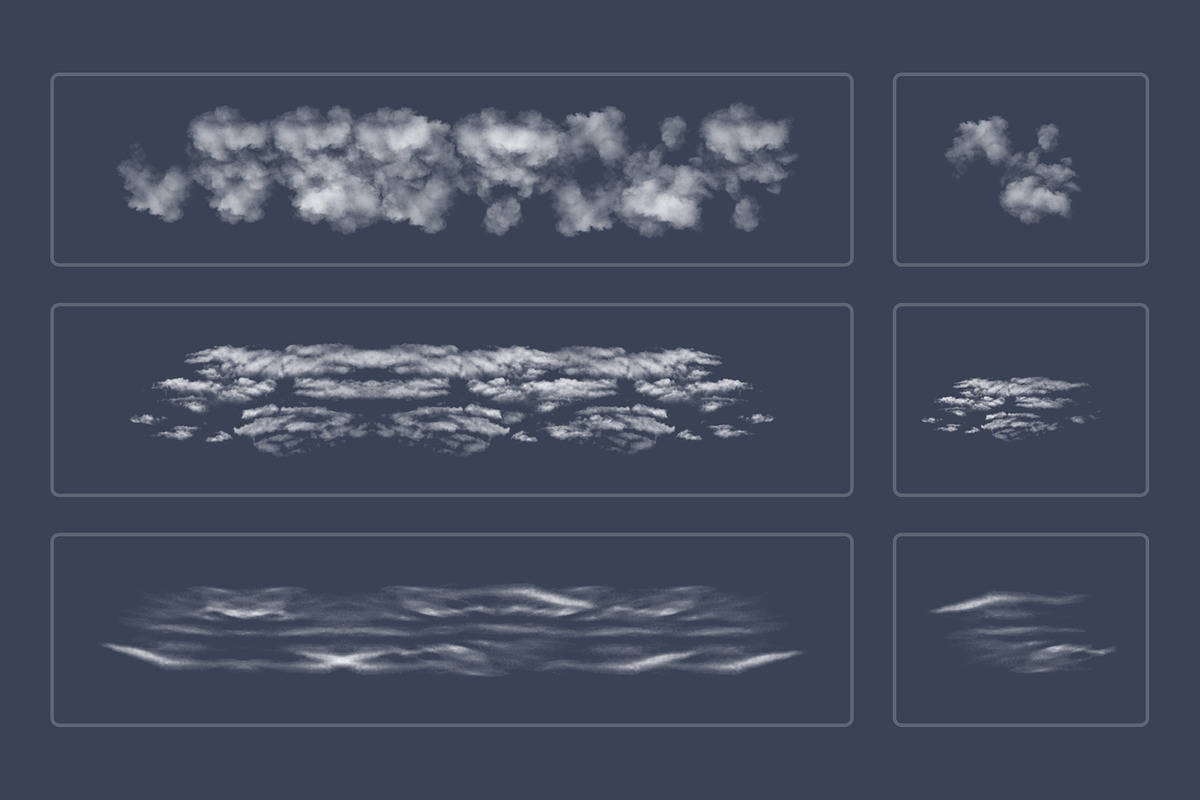 Photoshop Cloud Brushes V3, a Brush Add-On by Mohamed Saber (Photo 5 of 6)