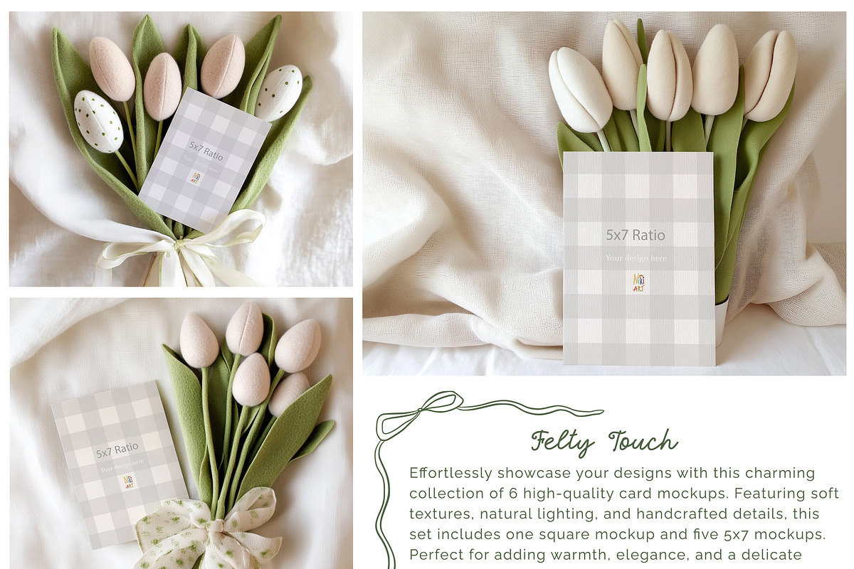 Felty Touch Card Mockups, an Apparel Mockup by NikiArts (Photo 3 of 10)