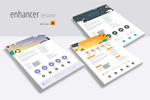 Enhancer Resumes, a Resume Template by kampkode