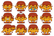 Purin Mascot Vector Pack, an Illustration by MEDZ (Thumbnail 1 of 5)