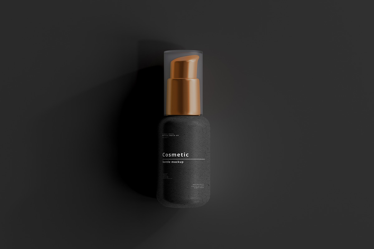 Dark Cosmetic Branding Mockups, a Cups & Container Mockup by pmvch (Photo 57 of 86)