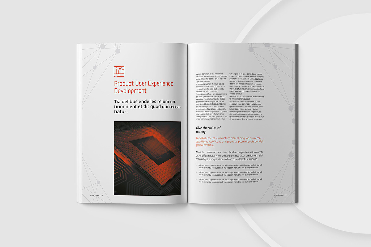 Minimal White Paper, a Brochure Template by astutedesign11 (Photo 6 of 13)