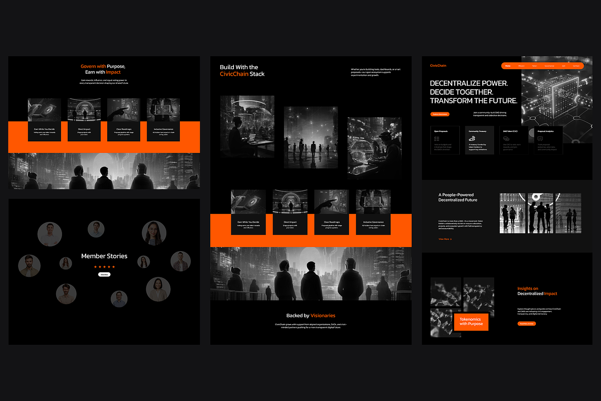 Figma DAO Governance Landing Page preview 4