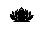 Lotus Flower Silhouette Vector Bundl, an Illustration by Creativeshirt (Thumbnail 47 of 51)