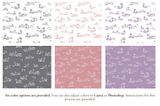 Unicorn Toile de Jouy Pattern, a Background Graphic by Hughes Studio (Thumbnail 2 of 8)