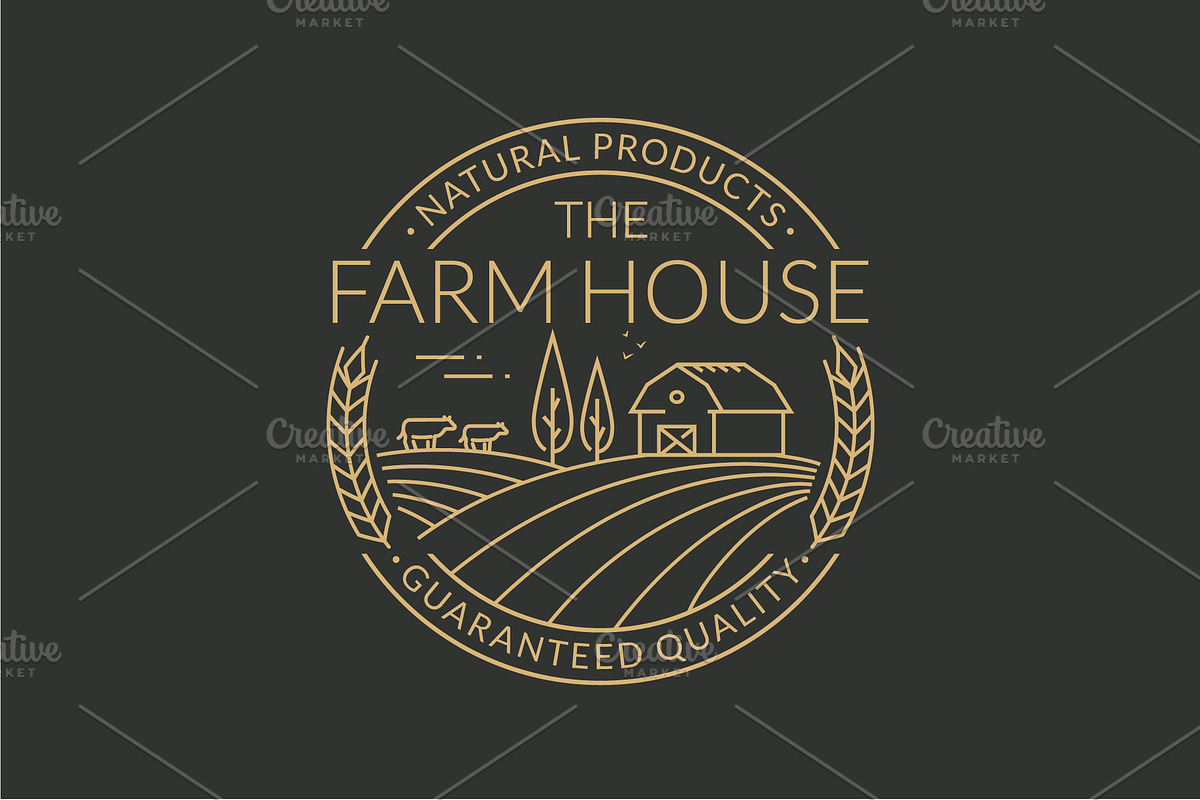Farm Logo Templates, a Branding & Logo Template by JuliaMalinovskaya (Photo 6 of 8)